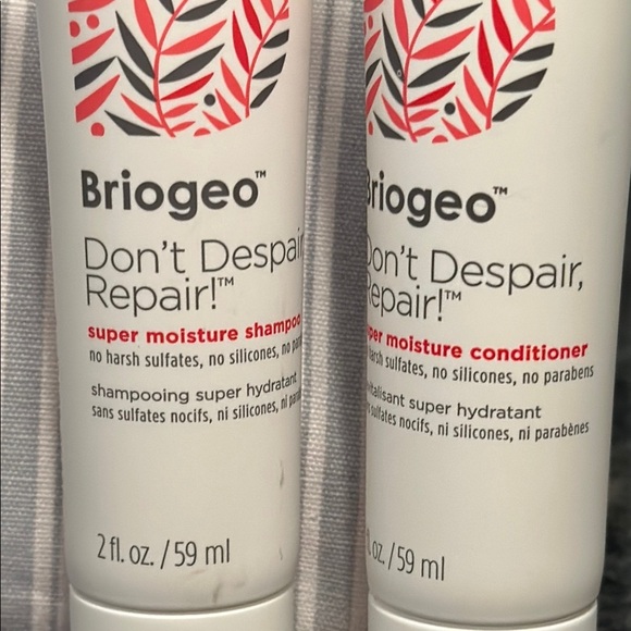 Briogeo Hair Care Duo & IPSY Striped Pouch Coral Touch BUNDLE NWT YOU GET 3items - Picture 5 of 8